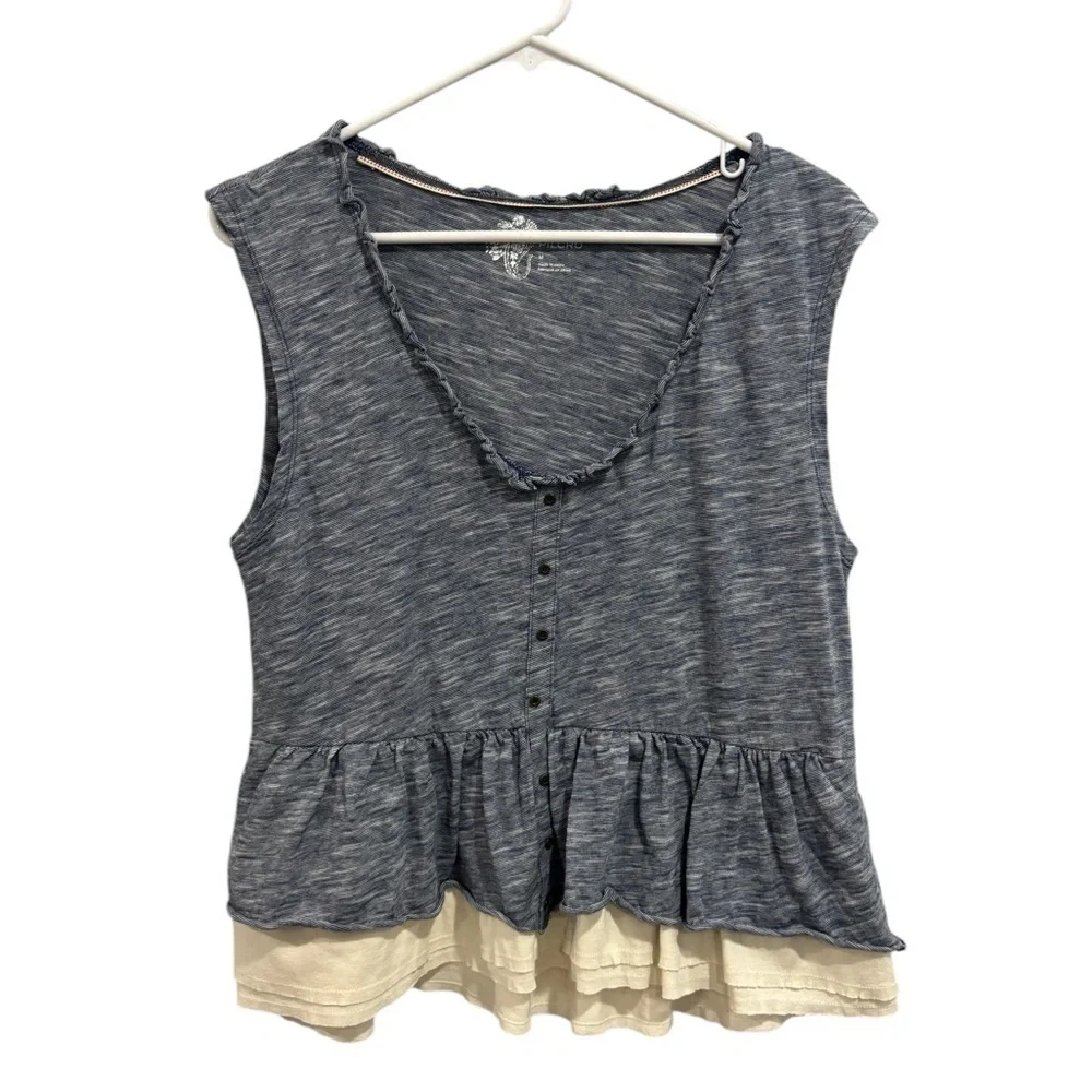 Anthropologie Pilcro Chrissy Babydoll Tank Top Medium - Picture 2 of 10